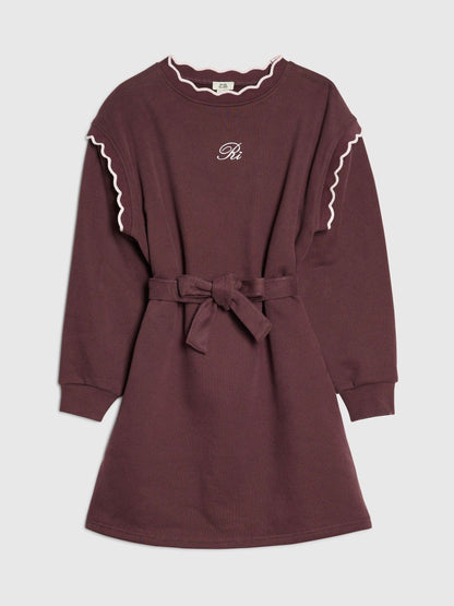 River Island Purple Scalloped Jumper Dress - image 1