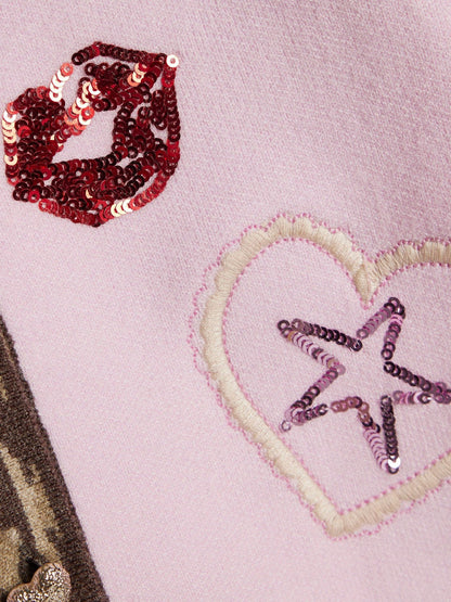 River Island Pink Leopard Placket Cardigan - image 3