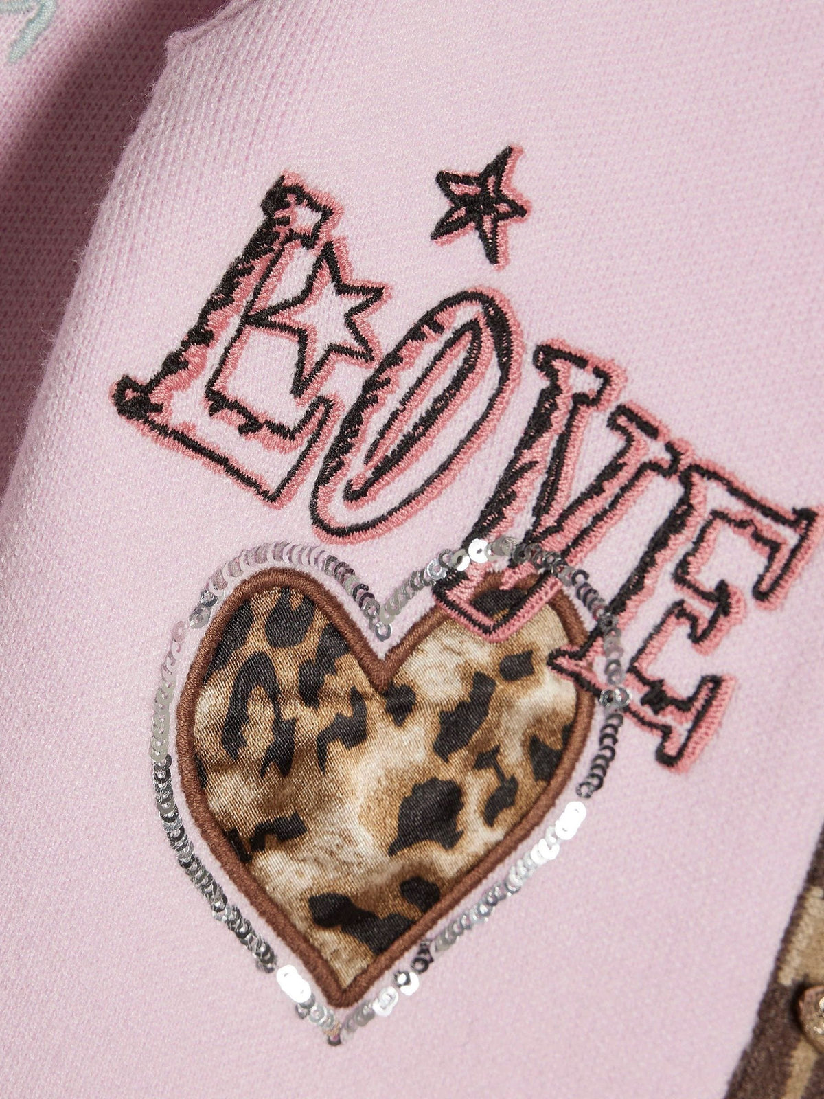 River Island Pink Leopard Placket Cardigan - image 4