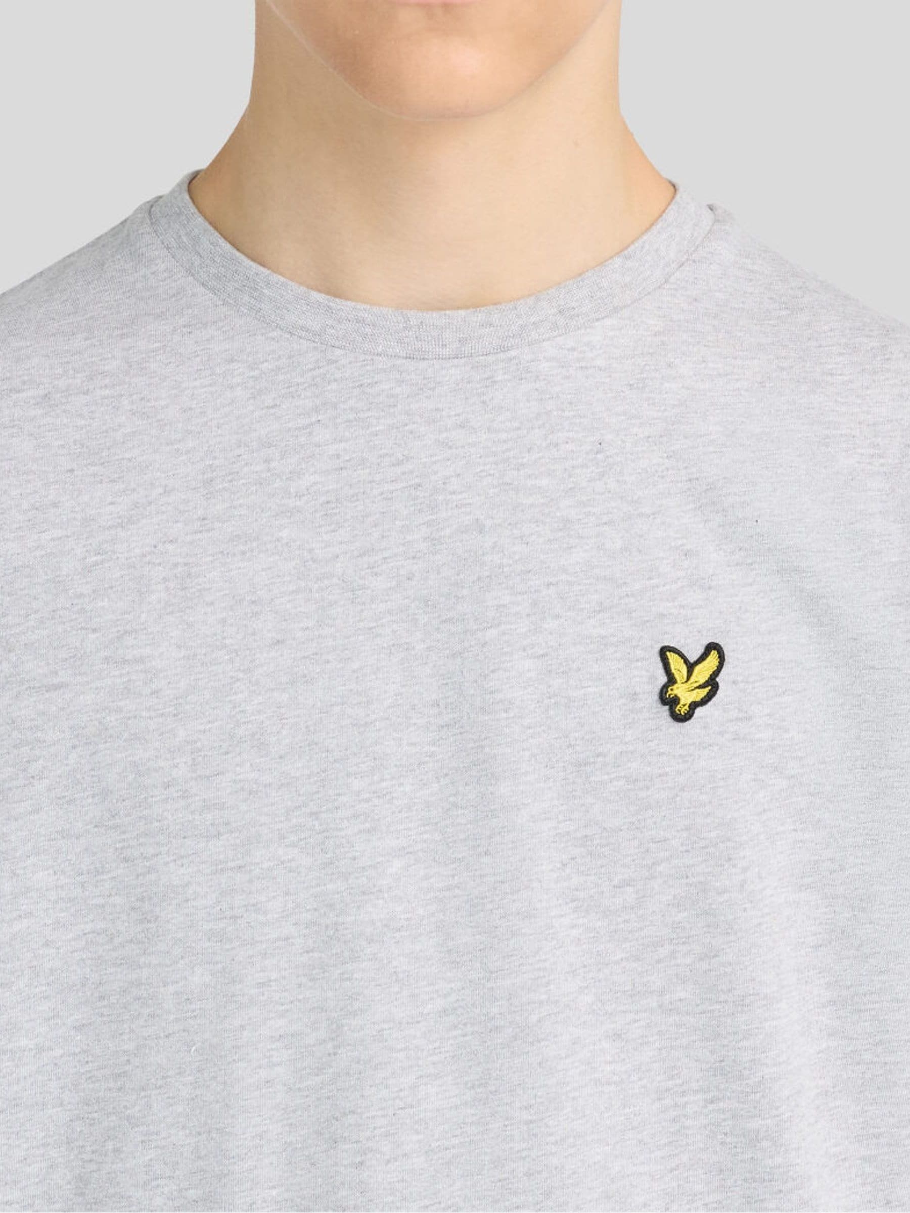 Dsiney Kidz - Lyle & Scott Light Grey Marl Crew Neck T-Shirt image 3