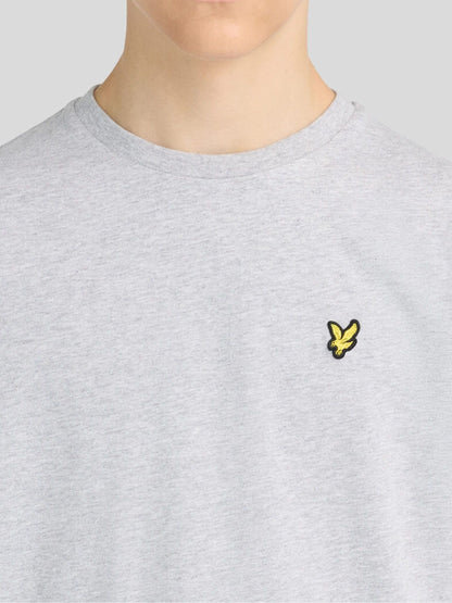 Dsiney Kidz - Lyle & Scott Light Grey Marl Crew Neck T-Shirt image 3
