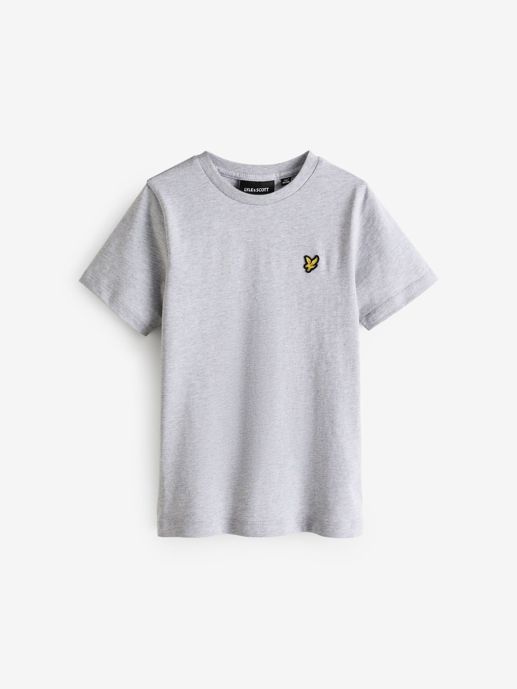 Dsiney Kidz - Lyle & Scott Light Grey Marl Crew Neck T-Shirt image 5