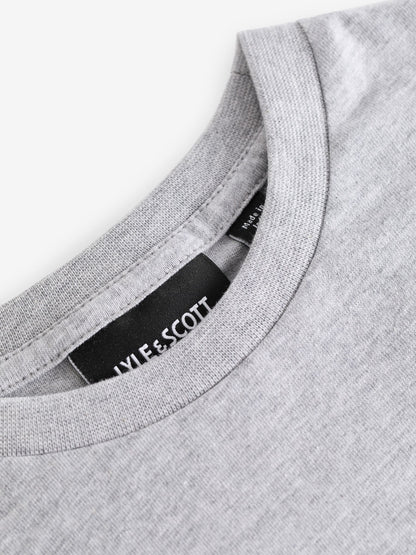 Dsiney Kidz - Lyle & Scott Light Grey Marl Crew Neck T-Shirt image 7