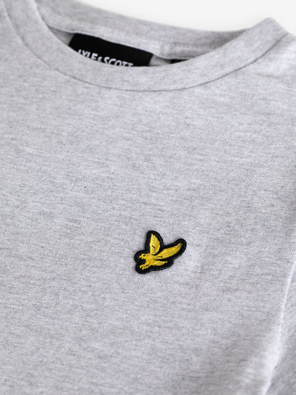 Dsiney Kidz - Lyle & Scott Light Grey Marl Crew Neck T-Shirt image 8