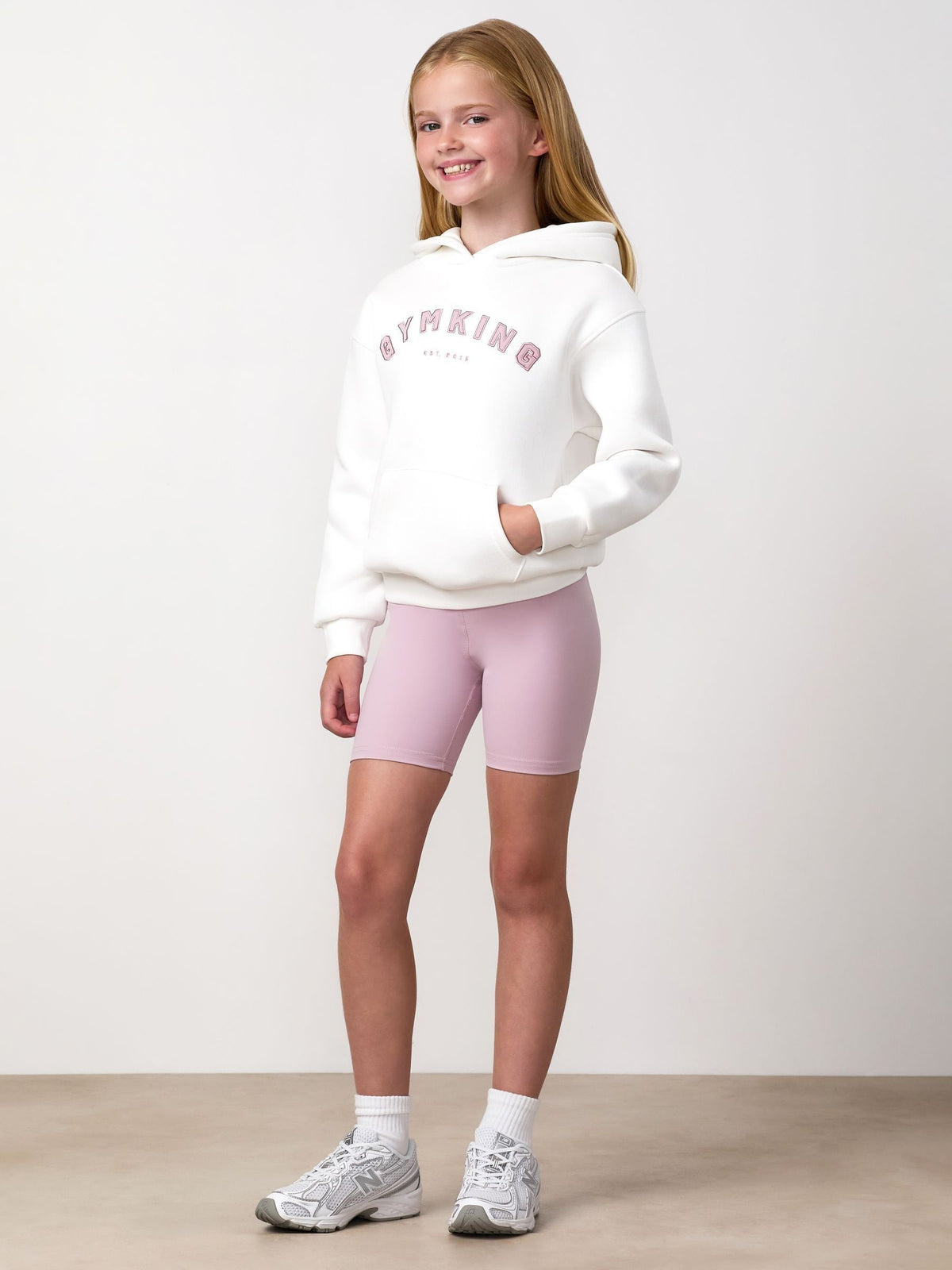 Dsiney Kidz - Gym King Cream Shadow Oversized Hoodie image 1