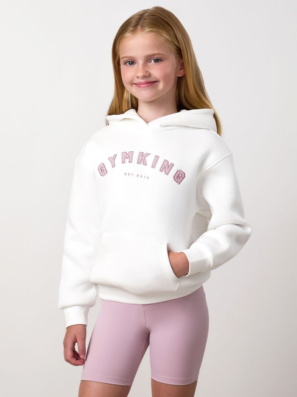 Dsiney Kidz - Gym King Cream Shadow Oversized Hoodie image 3