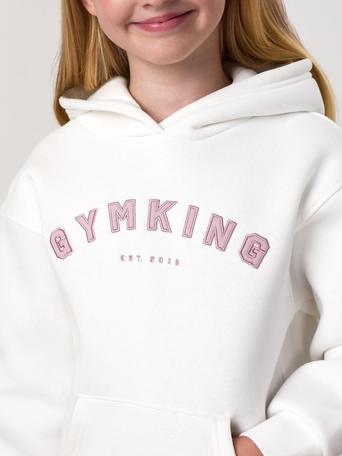 Dsiney Kidz - Gym King Cream Shadow Oversized Hoodie image 4