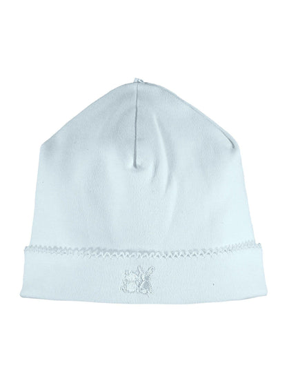 Emile Et Rose Blue 100% Cotton All In One With Embroidered Yoke & Hat image 3
