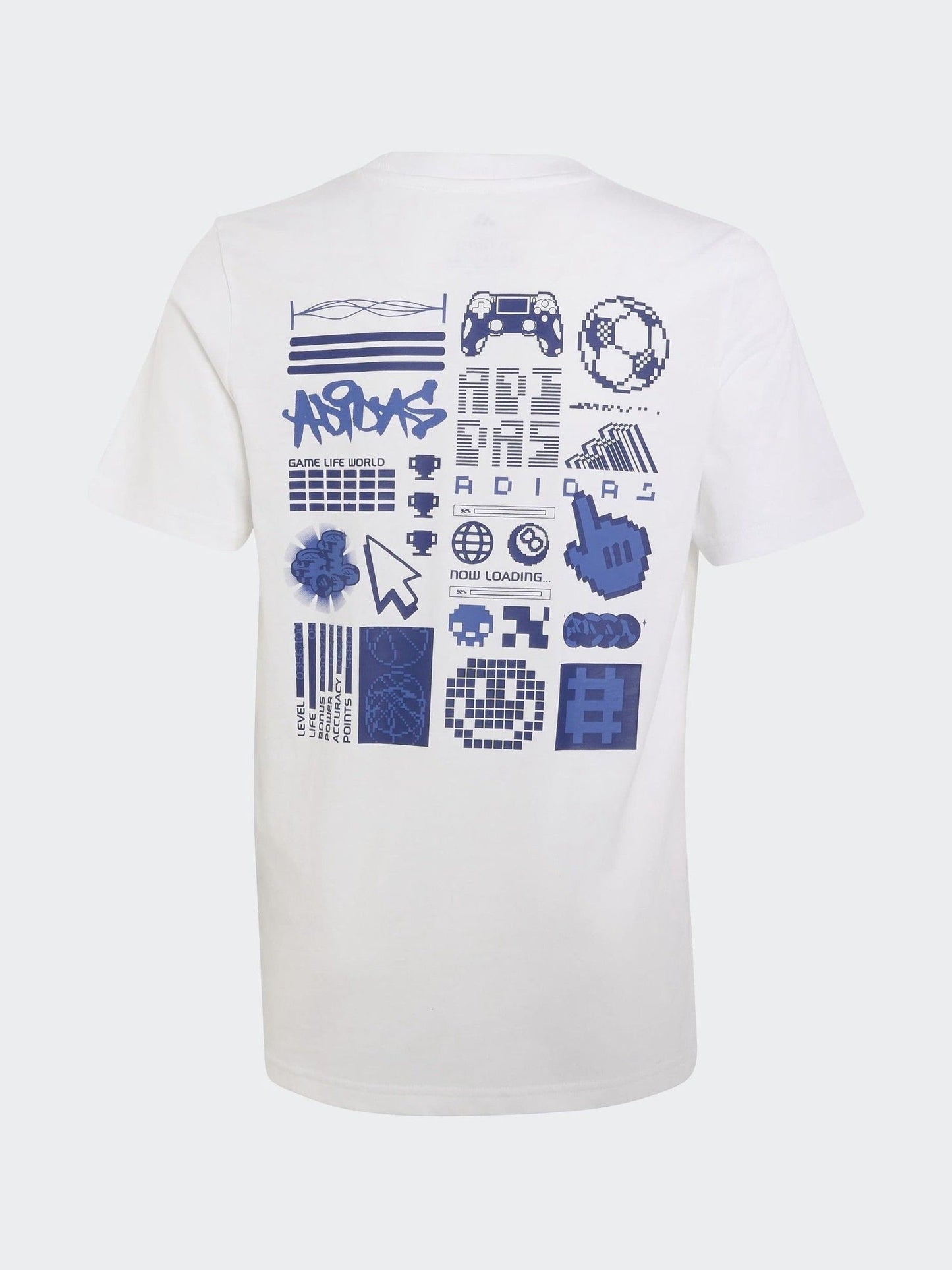 Dsiney Kidz - adidas White Gaming Graphic T-Shirt image 1