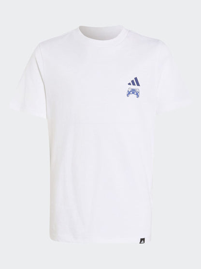 Dsiney Kidz - adidas White Gaming Graphic T-Shirt image 2