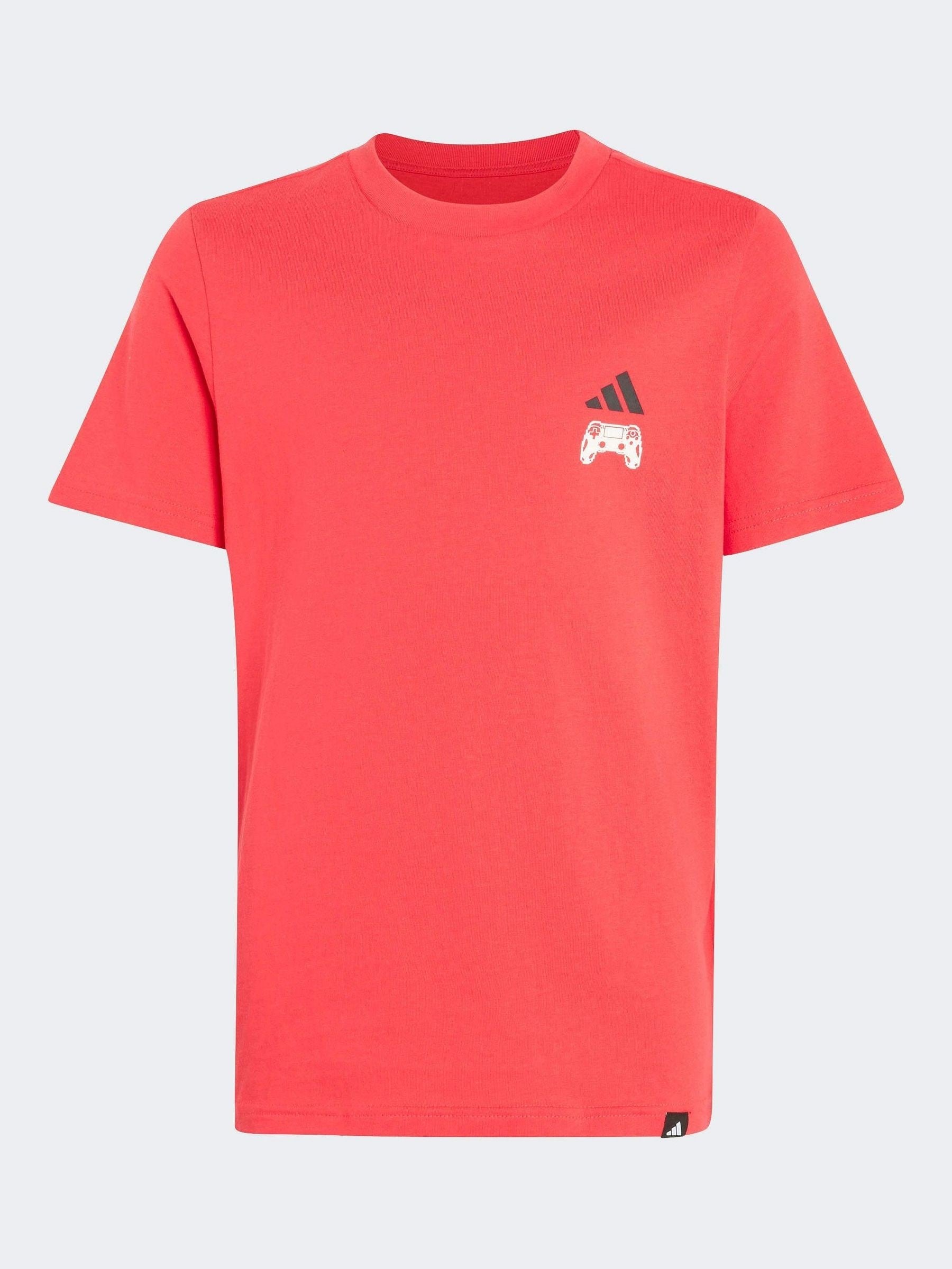 Dsiney Kidz - adidas Red Gaming Graphic T-Shirt image 2