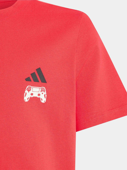 Dsiney Kidz - adidas Red Gaming Graphic T-Shirt image 4