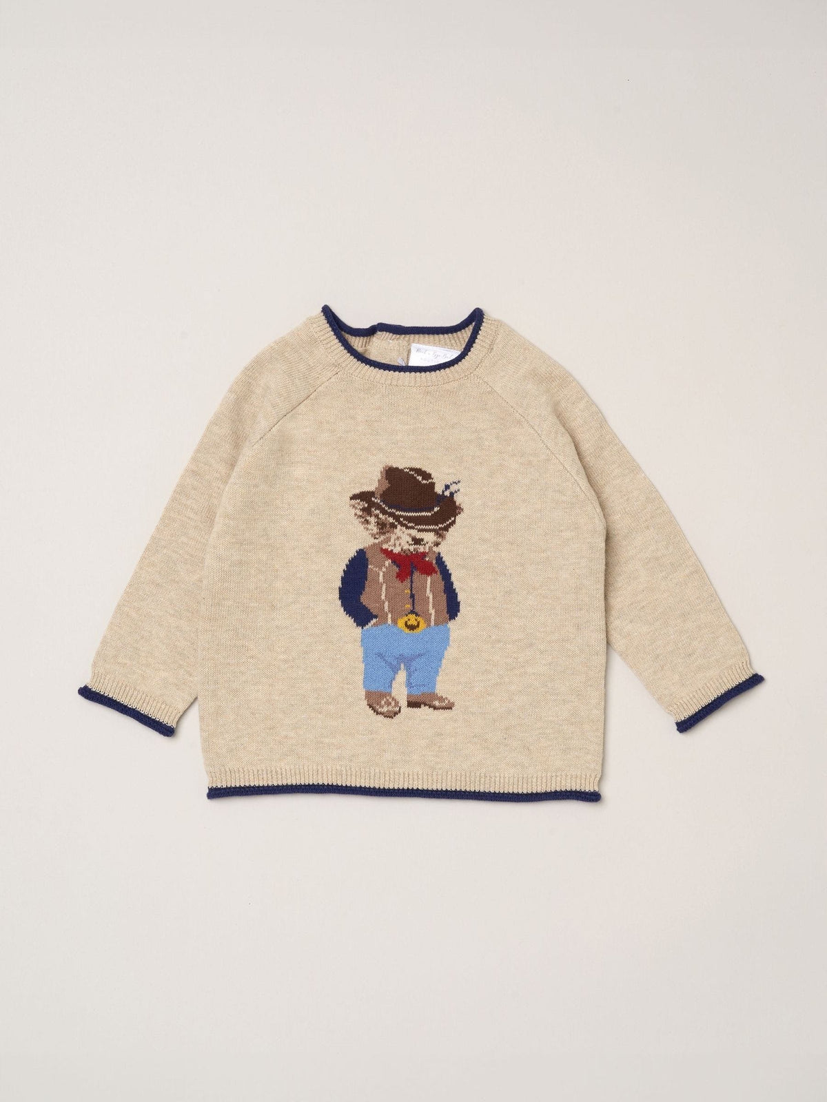 Rock-A-Bye Baby Boutique Beige True Knit Jumper and Leggings Set - image 3