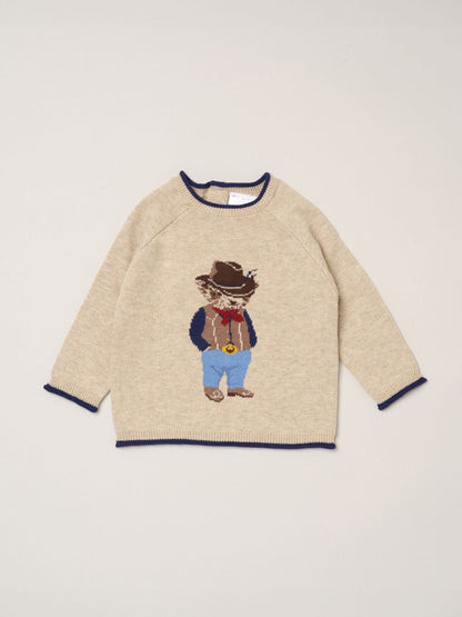 Rock-A-Bye Baby Boutique Beige True Knit Jumper and Leggings Set - image 3