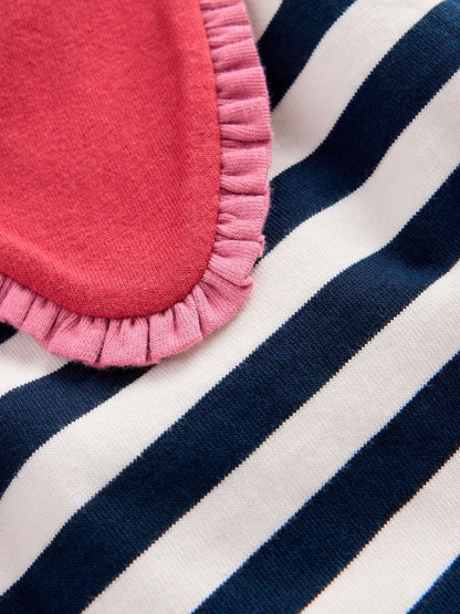 Dsiney Kidz - Boden Blue Collared Breton Jersey Top image 3