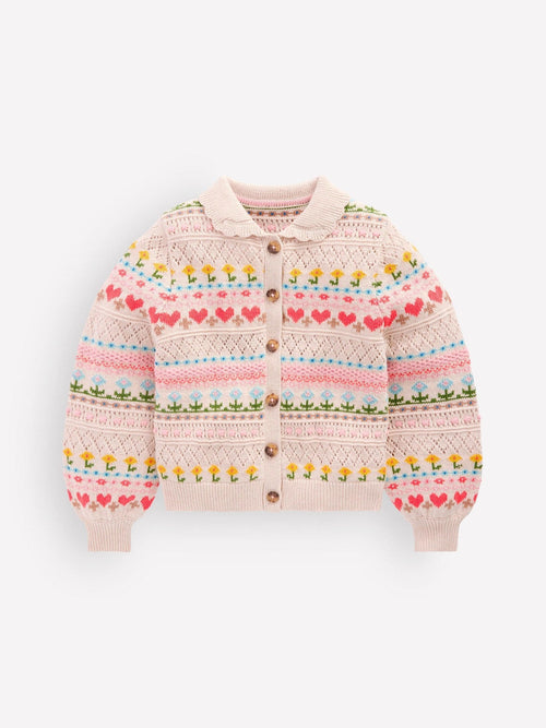 Dsiney Kidz - Boden Cream Collared Cardigan image 1