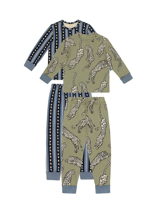 Chelsea Peers Green Two Pack Long Pyjama Set - image 1