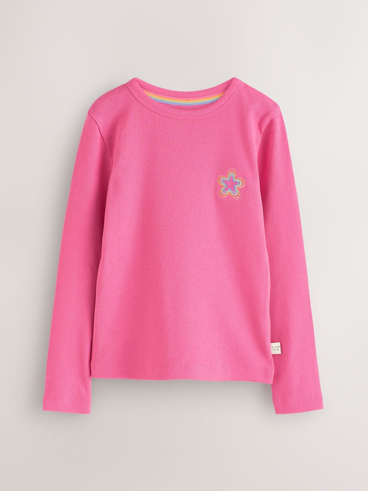 Little Bird Bright Rainbow Ribbed Jersey Tops 5 Pack - image 2