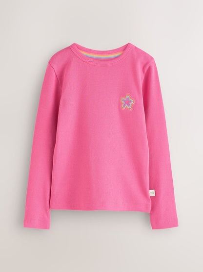 Little Bird Bright Rainbow Ribbed Jersey Tops 5 Pack - image 2