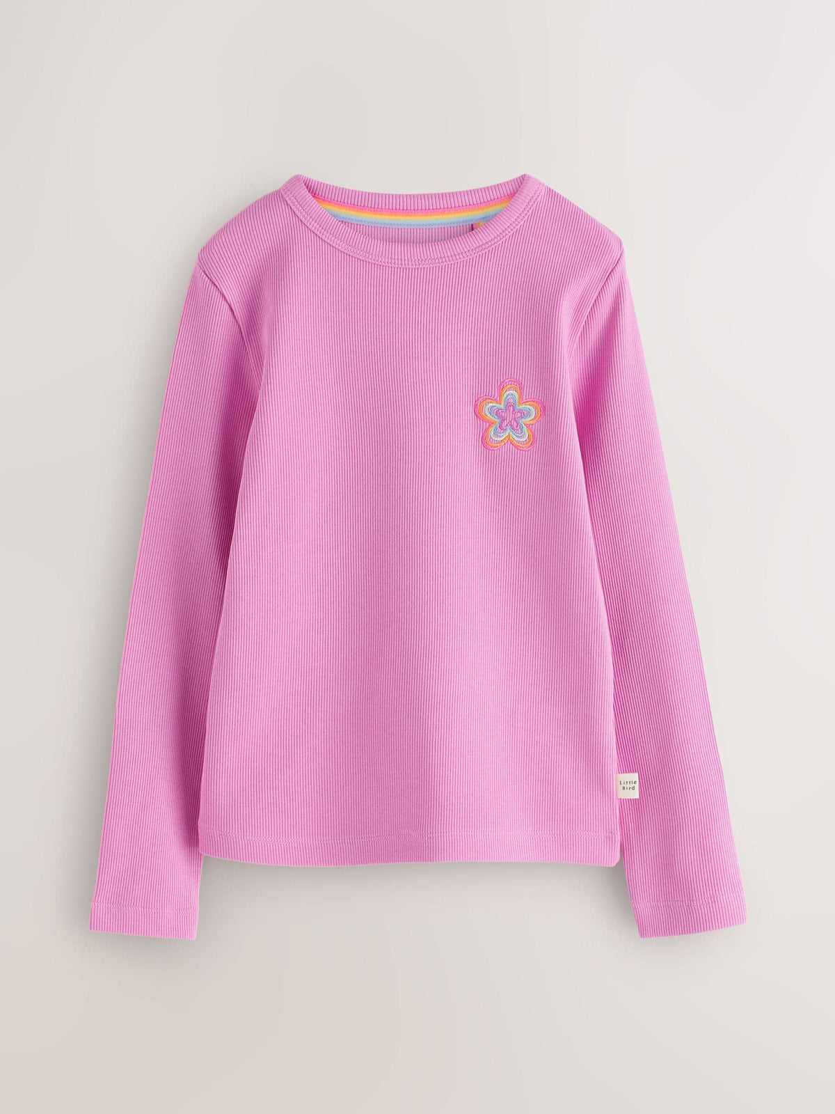 Little Bird Bright Rainbow Ribbed Jersey Tops 5 Pack - image 6
