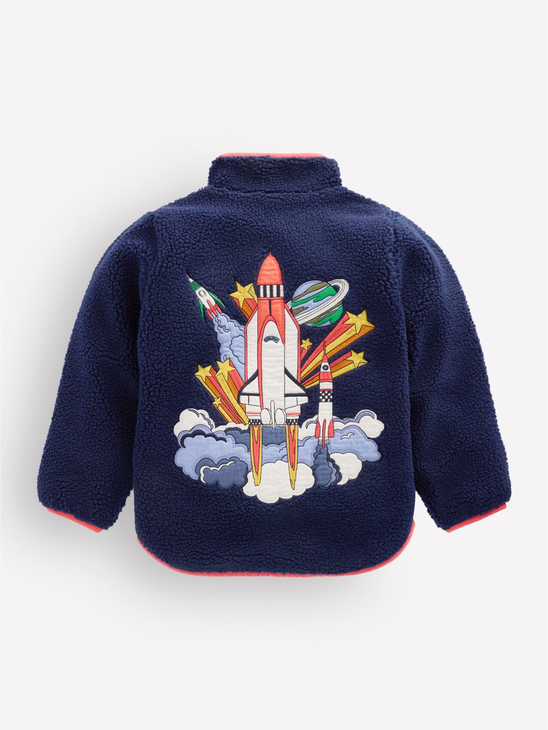 Dsiney Kidz - Boden Blue Cosy Borg Jacket image 3