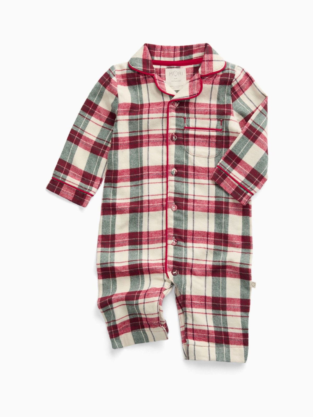 MORI Red Check Two Way Romper - image 3