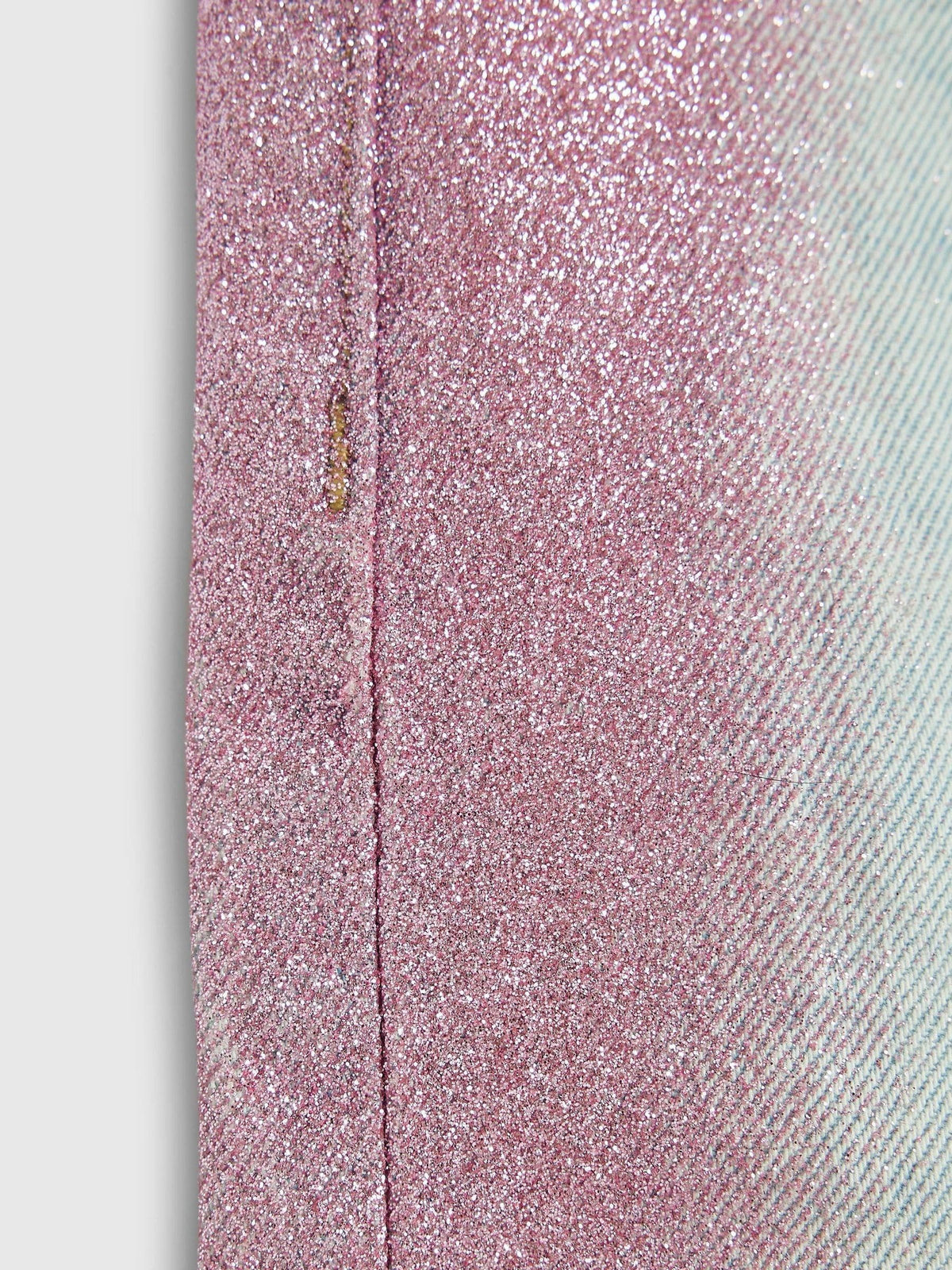 River Island Blue Glitter Wide Leg Jeans - image 4