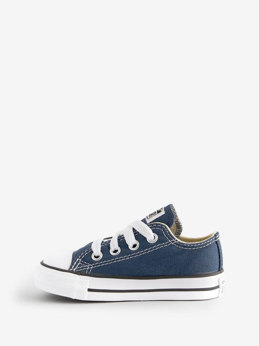 Converse Navy Lace Up Chuck Taylor All Star Infant Trainers image 2