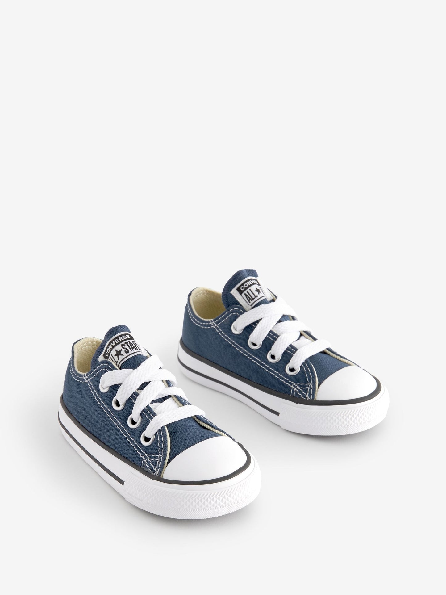 Converse Navy Lace Up Chuck Taylor All Star Infant Trainers image 3