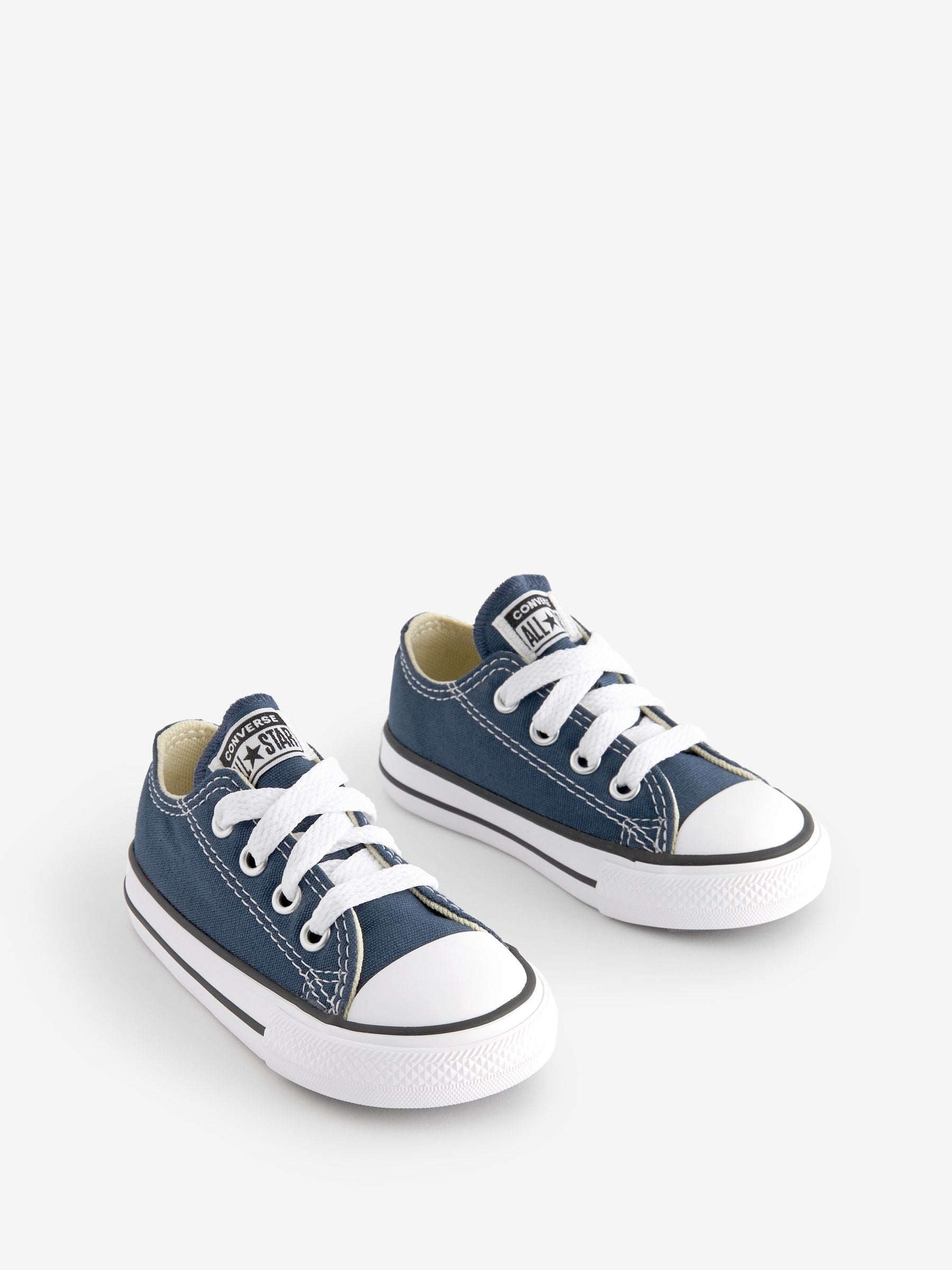 Converse Navy Lace Up Chuck Taylor All Star Infant Trainers image 3