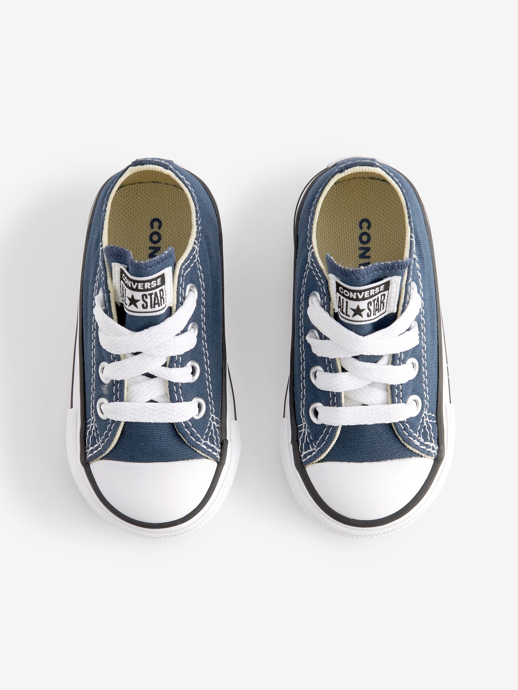 Converse Navy Lace Up Chuck Taylor All Star Infant Trainers image 4