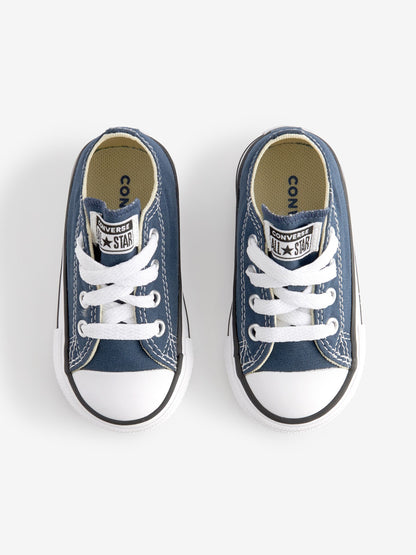 Converse Navy Lace Up Chuck Taylor All Star Infant Trainers image 4