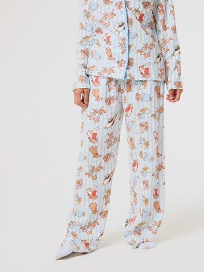 Skinnydip White Peter Rabbit x Stripe Pyjamas Set with Scrunchie - image 3