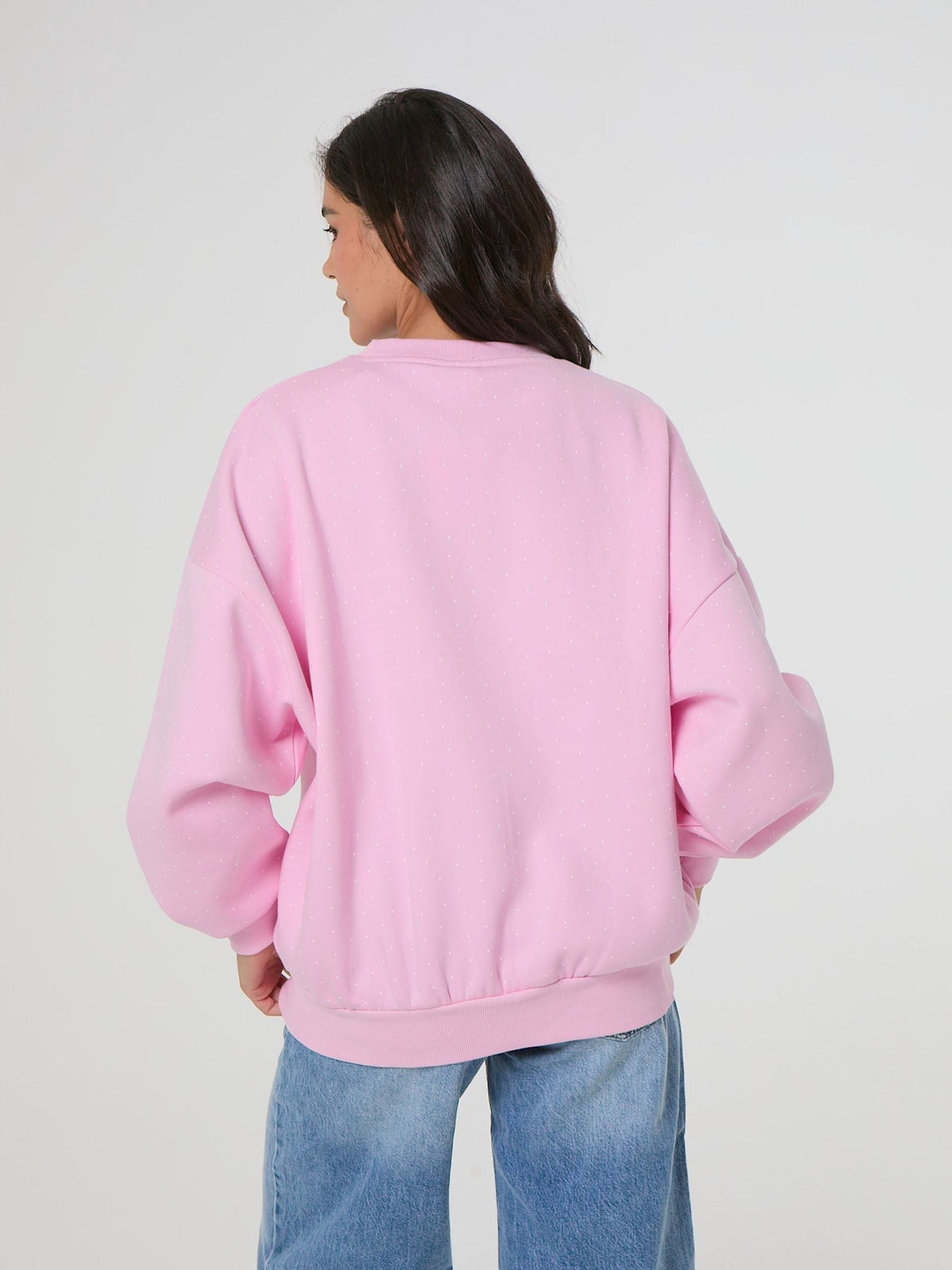 Skinnydip Pink Disney Minnie Mouse Polka Dot Sweatshirt - image 3