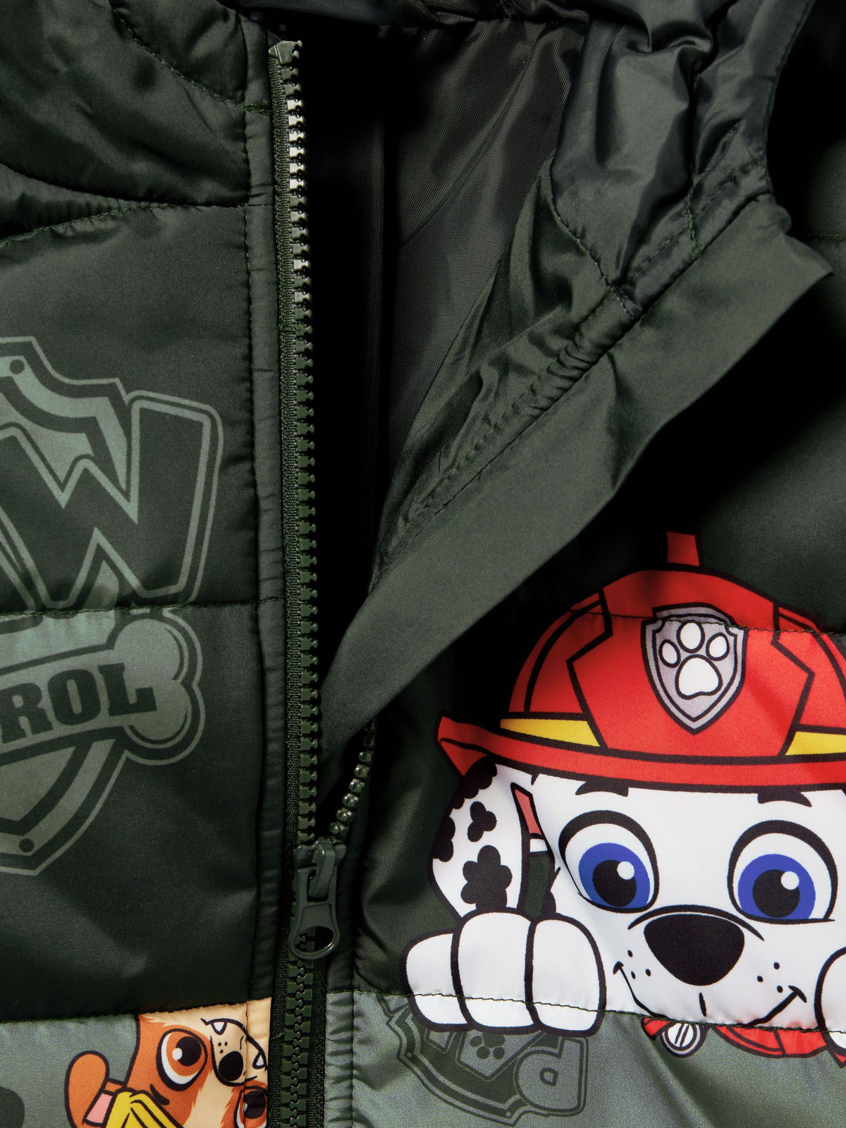 Character Green PAW Patrol Puffer Jacket Marshall, Chase & Rubble - image 10