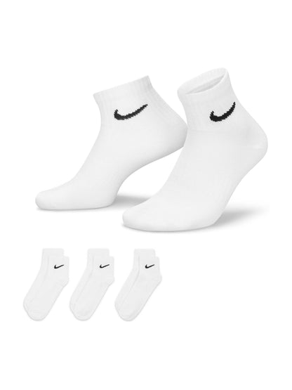 Nike White Ankle Everyday Lightweight Socks 3 Pack - image 1