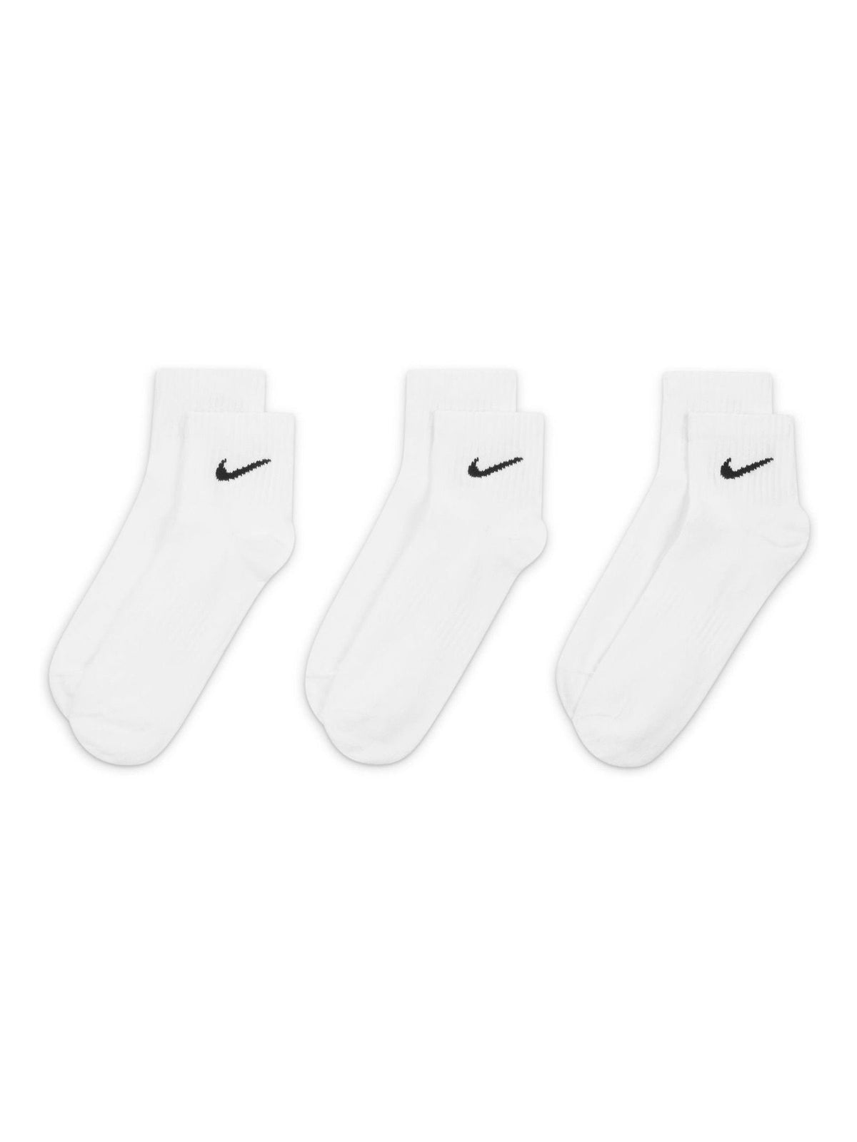 Nike White Ankle Everyday Lightweight Socks 3 Pack - image 2