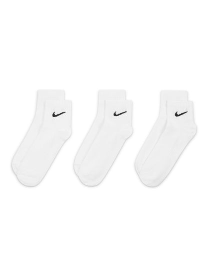 Nike White Ankle Everyday Lightweight Socks 3 Pack - image 2
