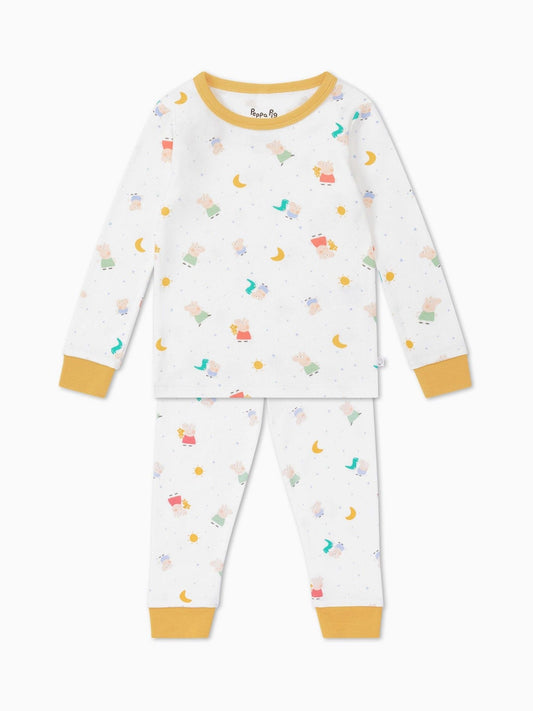 MORI White Peppa Pig Print Pyjamas Set - image 2