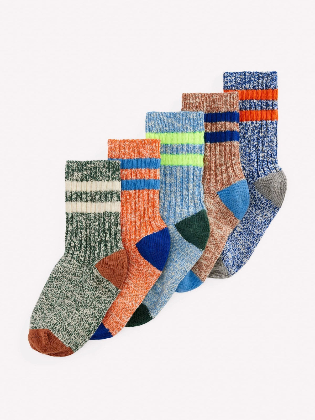 Boden Blue Twist Socks 5 Pack - image 1