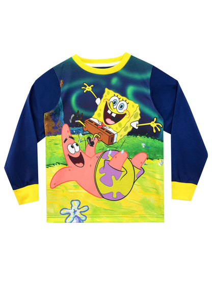 Character Blue SpongeBob SquarePants Long Sleeve Pyjamas - image 2