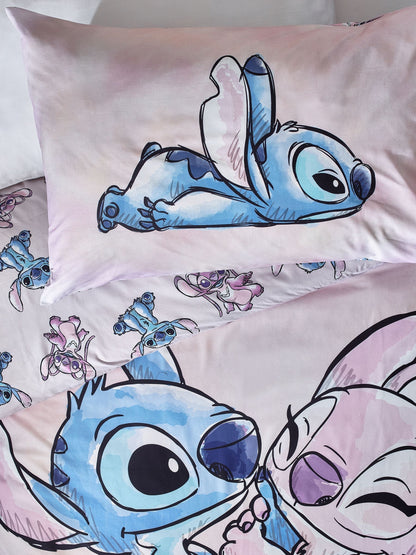 Lilo & Stitch Purple Reversible 100% Cotton Duvet Cover and Pillowcase Set - image 5