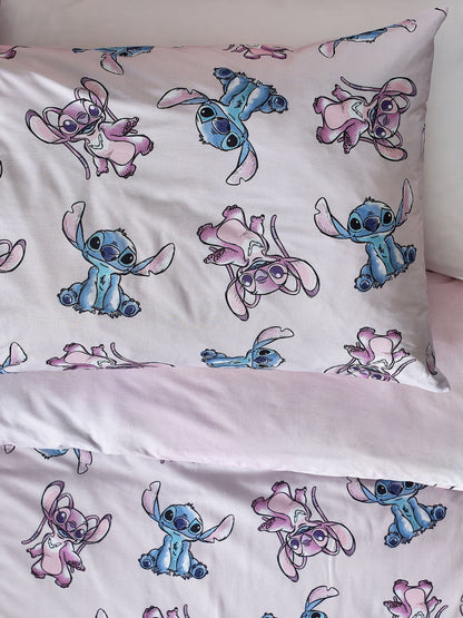 Lilo & Stitch Purple Reversible 100% Cotton Duvet Cover and Pillowcase Set - image 6