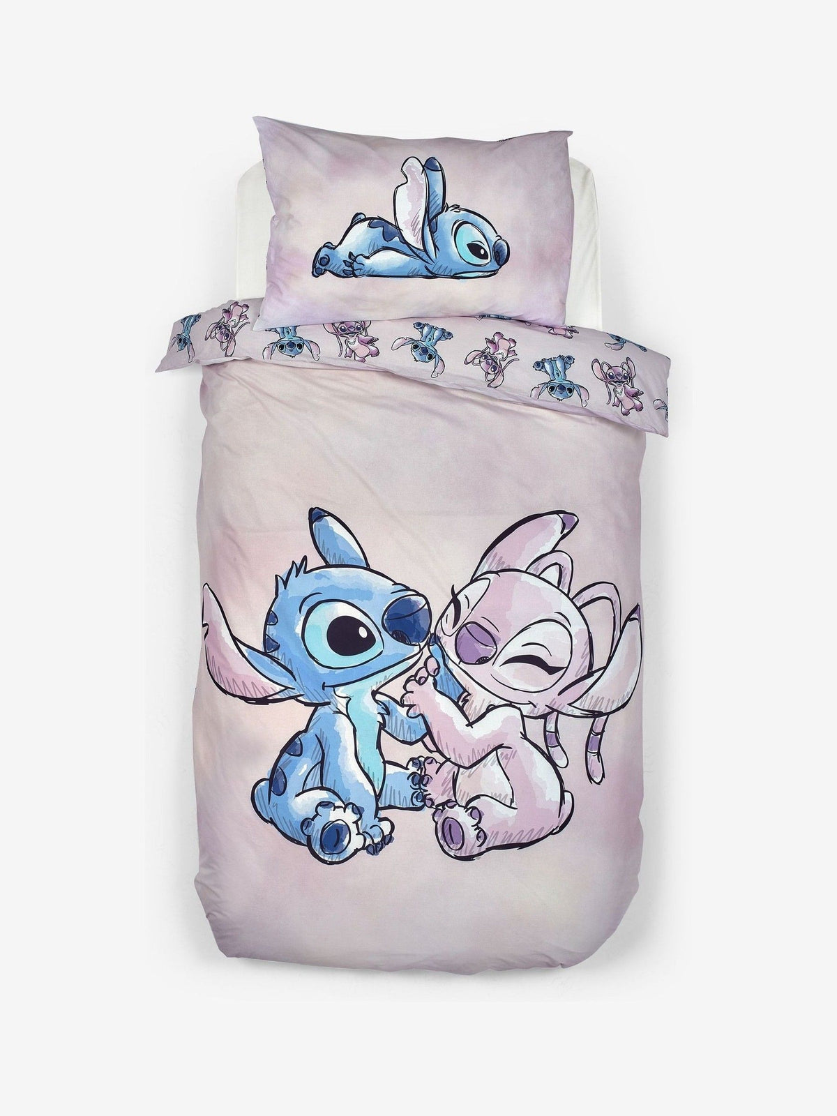 Lilo & Stitch Purple Reversible 100% Cotton Duvet Cover and Pillowcase Set - image 7