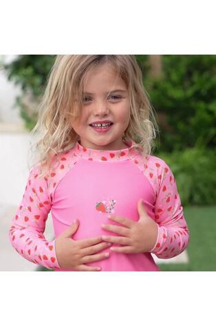 Dsiney Kidz - Splash About Pink Long Sleeved Rash Vest image 2