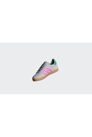 adidas Originals Grey Gazelle Kids Trainers image 2
