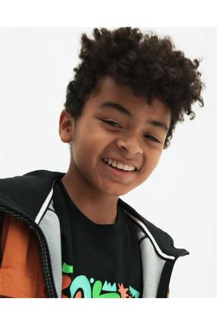 Nike White/Black Youth Air Force 1 Trainers image 2