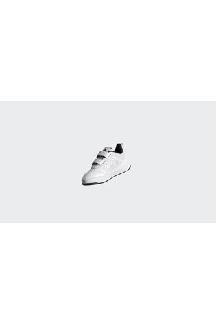 adidas White/Black Hook and Loop Tensaur Sport 3.0 Infant Trainers image 2