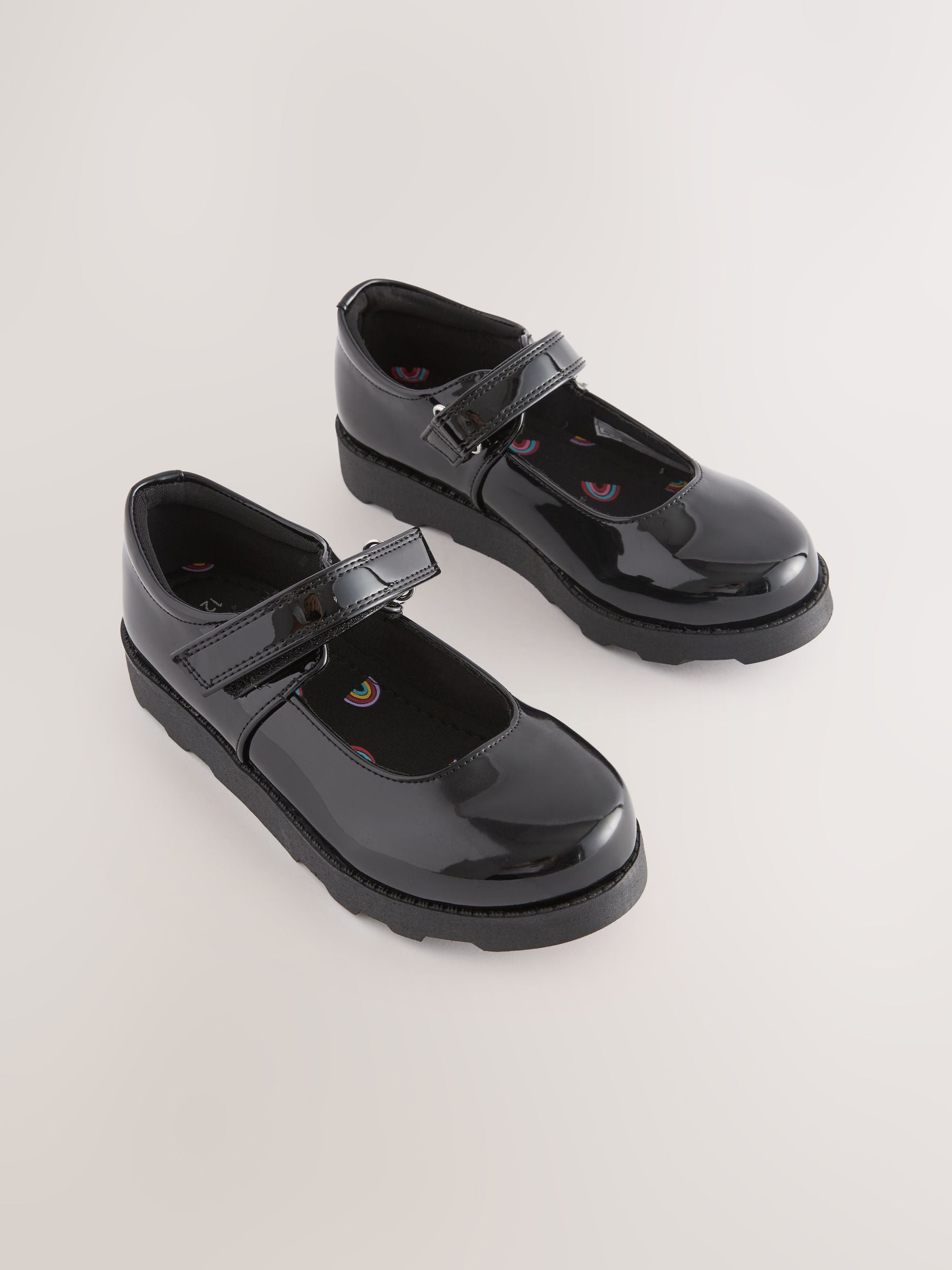 Black Patent Junior School Mary Jane Shoes image 1
