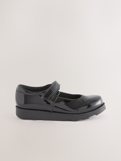 Black Patent Junior School Mary Jane Shoes image 2